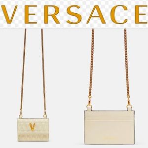 NEW💕Versace gorgeous Chain Card Holder 💕
